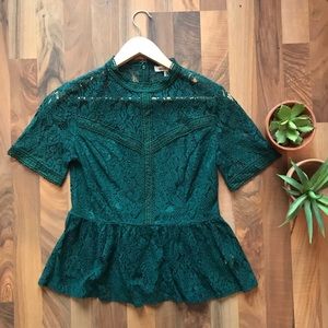Evergreen Lace Top